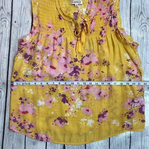 Nanette Lepore Smocked Sleeveless Blouse - Picture 4 of 9